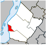 Saint-Lambert Quebec location diagram